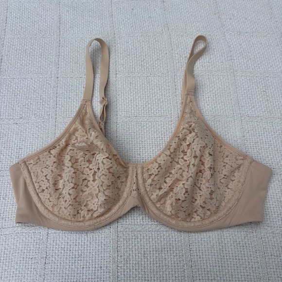 Chantelle Other - Women's 36B CHANTELLE Norah Lace Comfort Unlined Underwire Bra Nude Blush